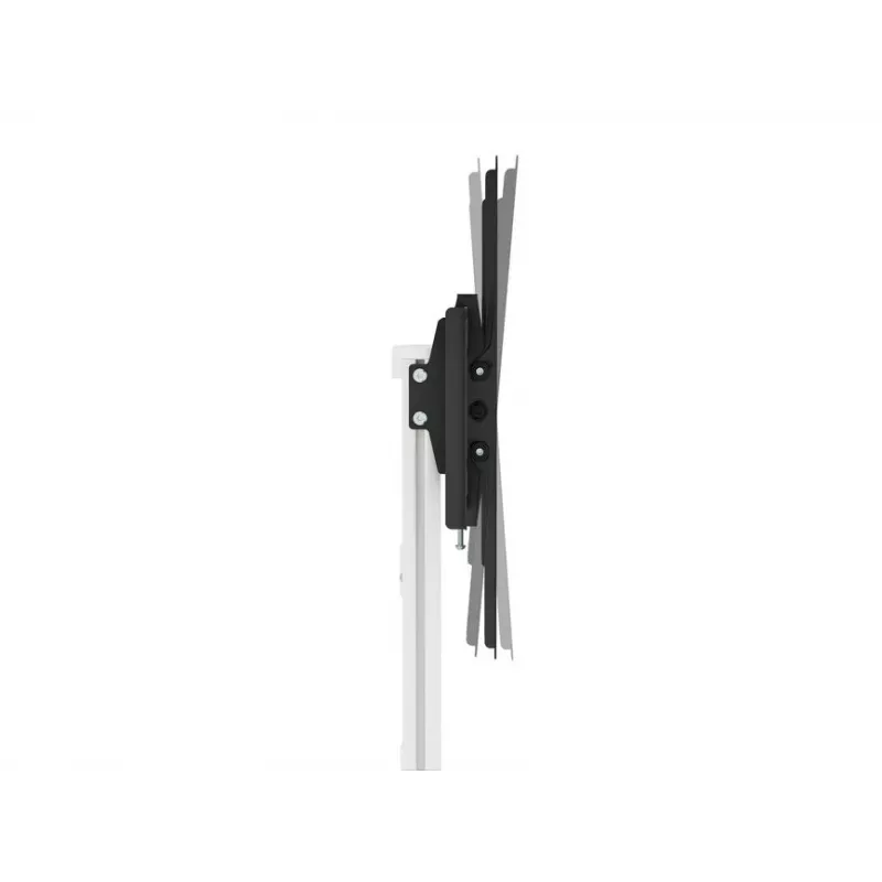 TV-Standfuß/-Halterung EQUIP 650614 für 37–86 Zoll Bildschirme, bis 45 kg, VESA 100x100–600x400, Höhe 900–1100 mm, Neigung -10° bis 5°, Silber
