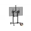 Equip 55 Zoll-100 Zoll mobiler motorisierter LFD-Wagen, 2,54 m (100 Zoll), 200 x 200 mm, 800 x 600 mm, -10 - 5°, Aluminium, Kunststoff, Edelstahl, Schwarz