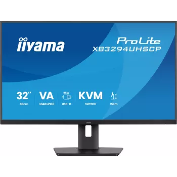 iiyama ProLite XB3294UHSCP-B1 Computer Monitor 80 cm (31,5 Zoll) 3840 x 2160 Pixel 4K Ultra HD Schwarz