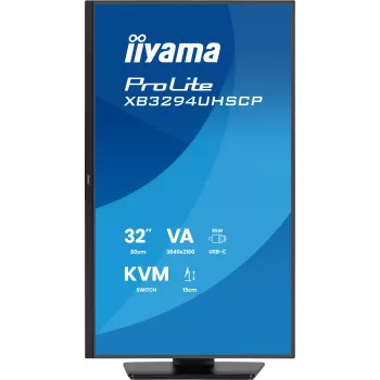 iiyama ProLite XB3294UHSCP-B1 Computer Monitor 80 cm (31,5 Zoll) 3840 x 2160 Pixel 4K Ultra HD Schwarz