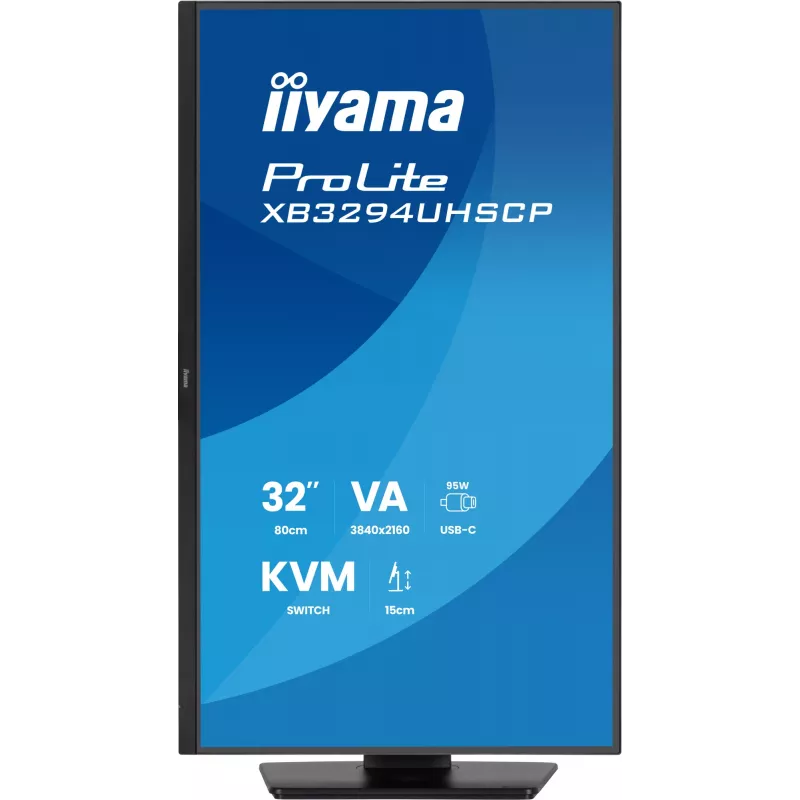 iiyama ProLite XB3294UHSCP-B1 Computer Monitor 80 cm (31,5 Zoll) 3840 x 2160 Pixel 4K Ultra HD Schwarz