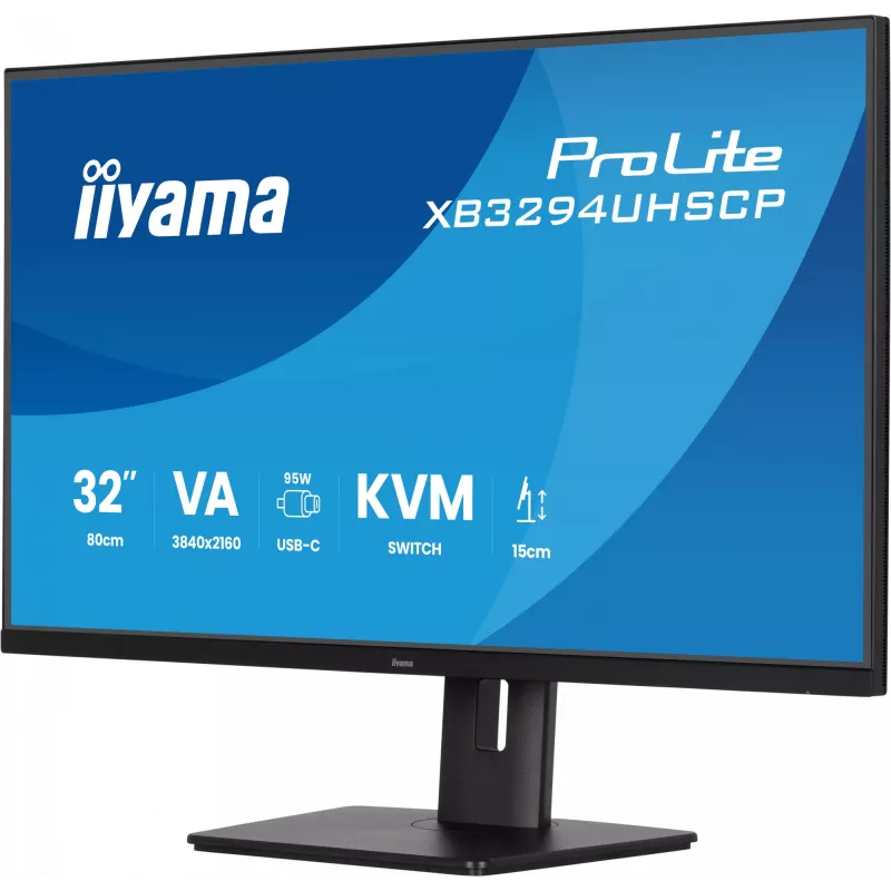 iiyama ProLite XB3294UHSCP-B1 Computer Monitor 80 cm (31,5 Zoll) 3840 x 2160 Pixel 4K Ultra HD Schwarz