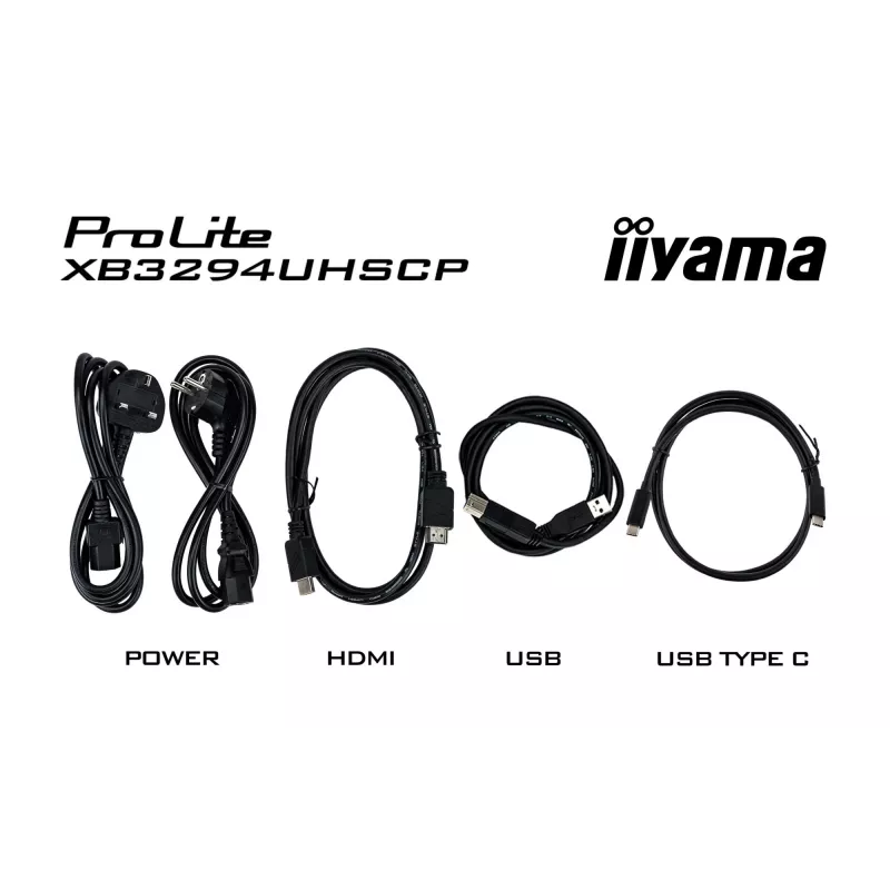 iiyama ProLite XB3294UHSCP-B1 Computer Monitor 80 cm (31,5 Zoll) 3840 x 2160 Pixel 4K Ultra HD Schwarz