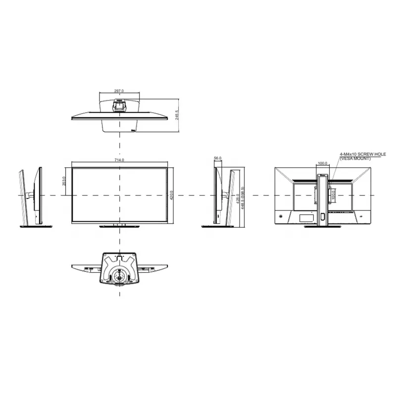 iiyama ProLite XB3294UHSCP-B1 Computer Monitor 80 cm (31,5 Zoll) 3840 x 2160 Pixel 4K Ultra HD Schwarz