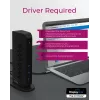 ICY BOX IB-DK2252AC Kabelgebunden USB 3.2 Gen 1 (3.1 Gen 1) Typ-C Schwarz
