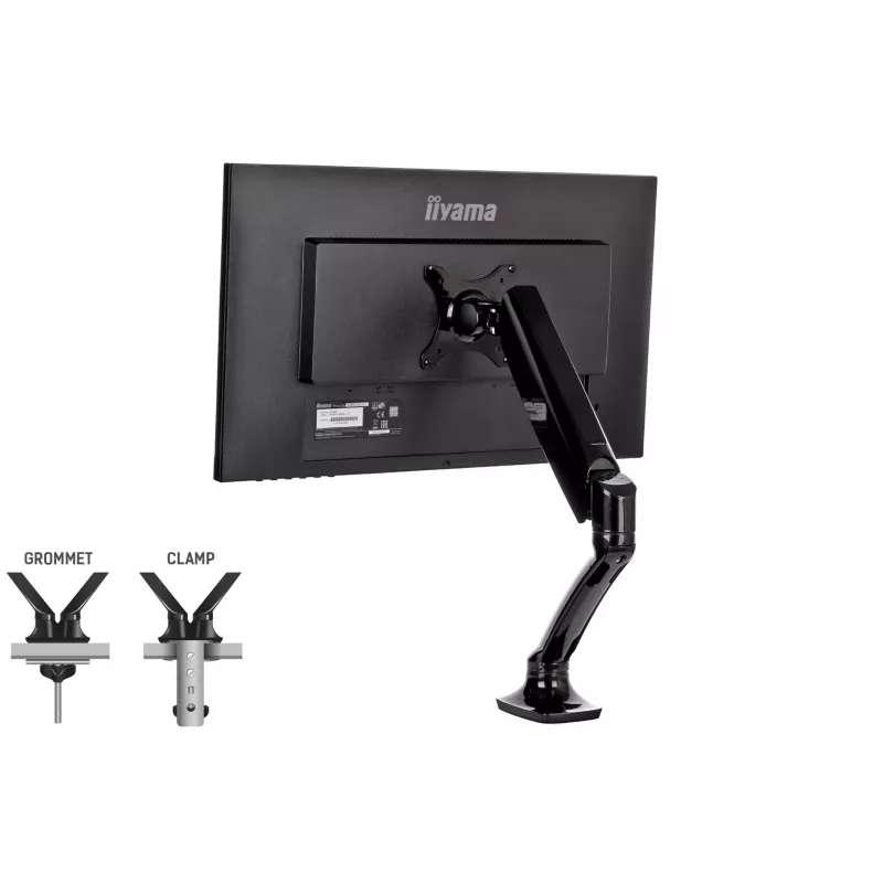 iiyama DS3001C-B1 Monitorhalterung / Ständer 68,6 cm (27 Zoll) Schreibtisch Schwarz