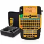 DYMO RHINO 4200 Industrielles Etikettiergerät-Set mit Koffer | QWERTZ-Tastatur & zeitsparende Schnelltasten | Robustes Etikettendrucker für Baustellen und anspruchsvolle Beschriftungsaufgaben