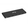 Equip Ultra schlank 4-Port HDMI 2.0 Splitter, HDMI, 4x HDMI, 3840 x 2160 Pixel, Schwarz, Aluminium, 4K Ultra HD