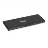 Equip Ultra schlank 4-Port HDMI 2.0 Splitter, HDMI, 4x HDMI, 3840 x 2160 Pixel, Schwarz, Aluminium, 4K Ultra HD