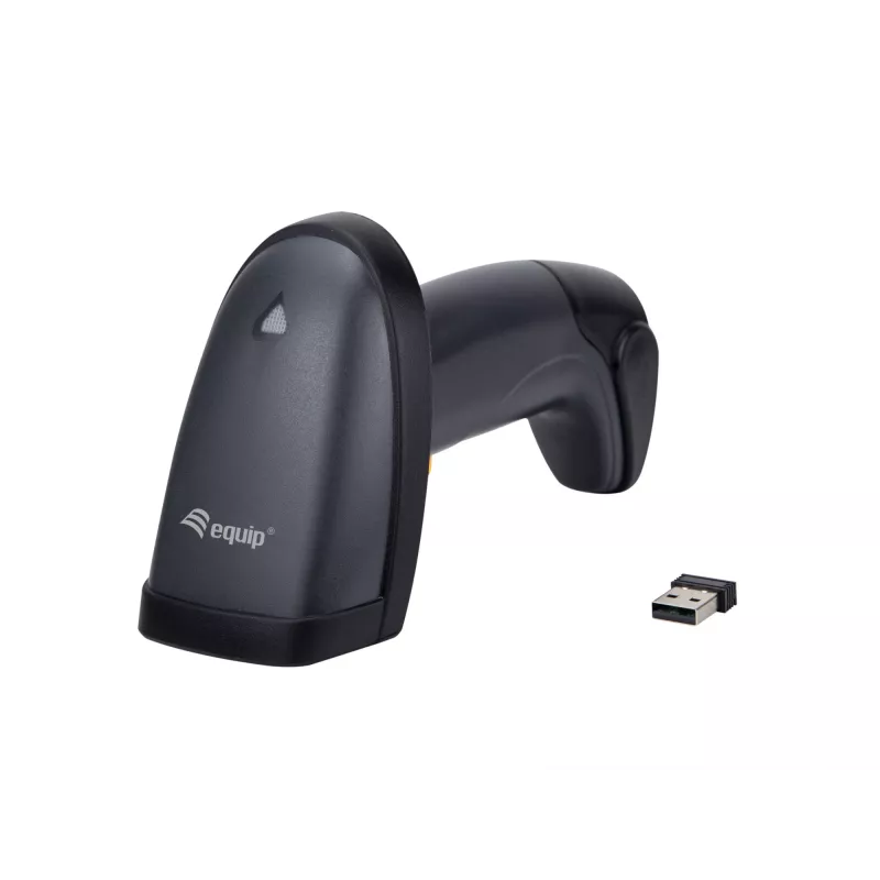 Equip Kabelloser 2D Dual-Mode 2,4GHz + Bluetooth Barcode-Scanner, mit Ständer