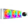 COUGAR CPU-Wasserkühlung, Poseidon Elite 360, ARGB, Weiß, All-in-One-Flüssigkeitskühler, 12 cm, 500 U/min, 2200 U/min, Weiß