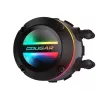 COUGAR CPU-Wasserkühlung Poseidon-GT 240, ARGB, Schwarz, All-in-One-Flüssigkeitskühler, 12 cm, Schwarz