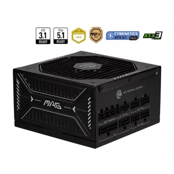 MSI MAG A850GLS PCIE5 Netzteil 850 W 24-polig ATX ATX Schwarz