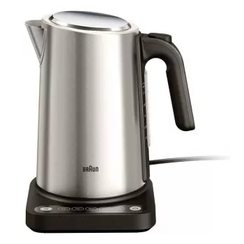 Braun WK 5205 BK Wasserkocher 1,7 l 2200 W Schwarz, Edelstahl