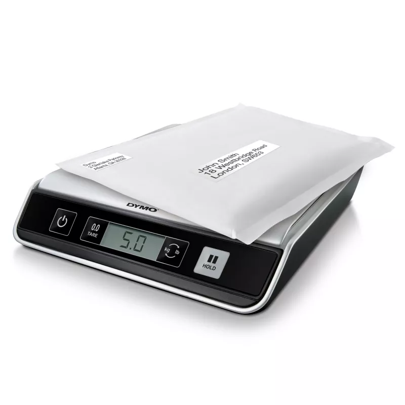 DYMO M10 Digitale Paket- & Versandwaage | bis 10 kg Kapazität | 20 cm x 20 cm