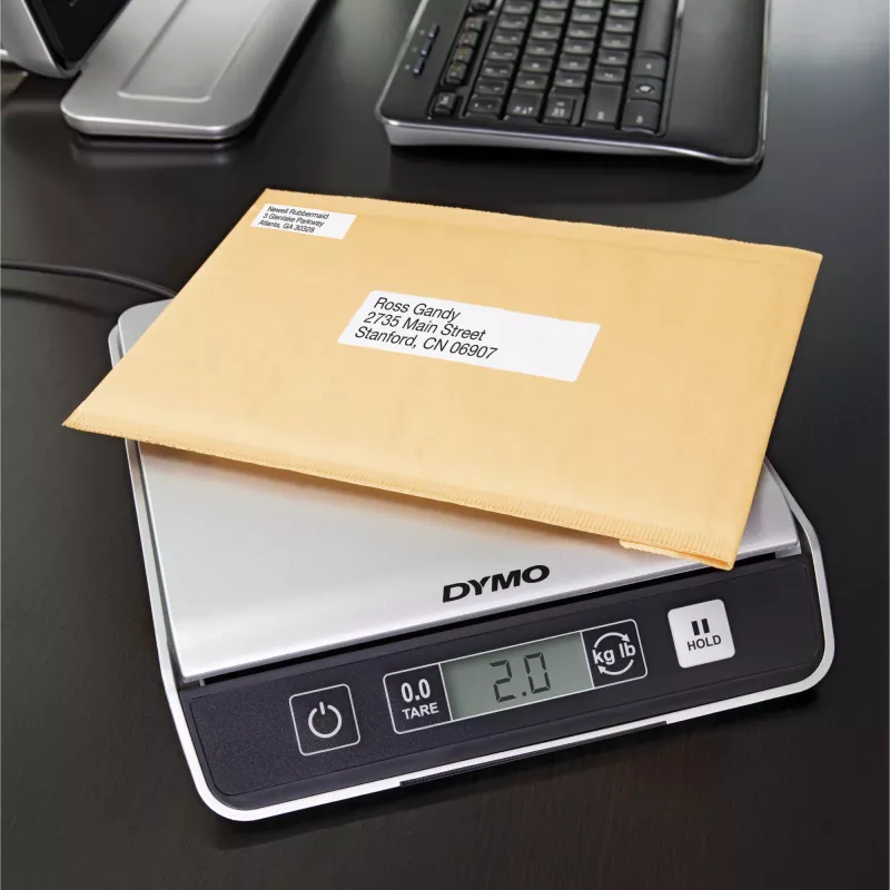 DYMO M10 Digitale Paket- & Versandwaage | bis 10 kg Kapazität | 20 cm x 20 cm