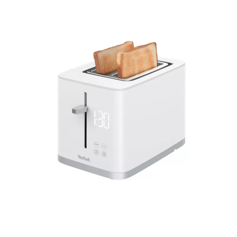 Toaster Tefal Sense TT6931 — 2-Scheiben, 850 W, weiß, 7 Bräunungsstufen, LED-Anzeige