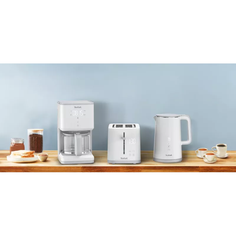Toaster Tefal Sense TT6931 — 2-Scheiben, 850 W, weiß, 7 Bräunungsstufen, LED-Anzeige