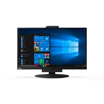 Lenovo ThinkCentre TIO27 Monitor, 68.6 cm (27 Zoll), 2560 x 1440 Pixel, Quad HD, LED, 14 ms, Schwarz