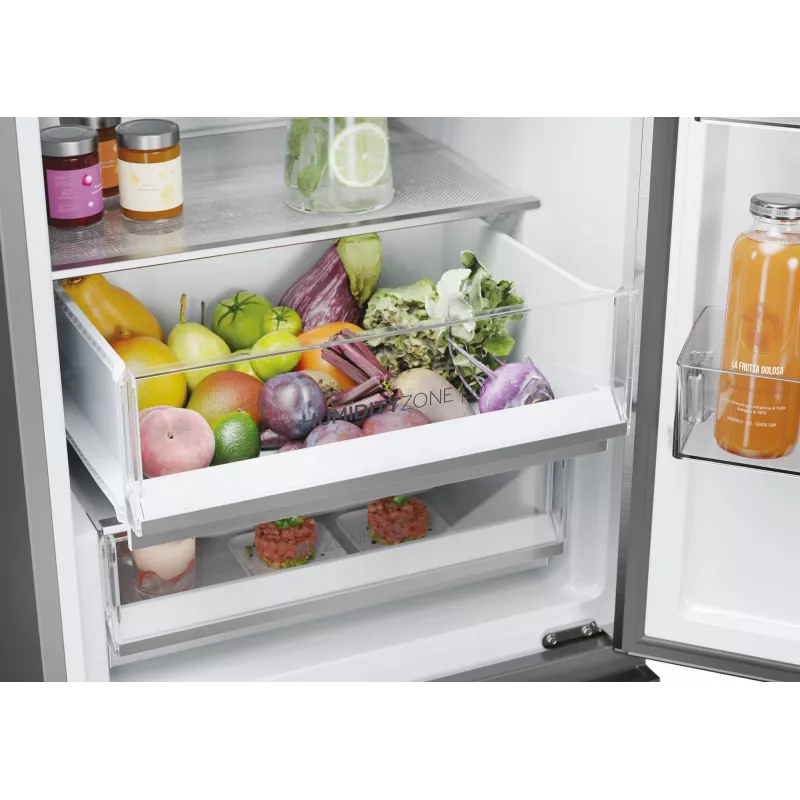 Haier 3D 60 Serie 5 HTW5620DNMG Freistehend 414 L Silber