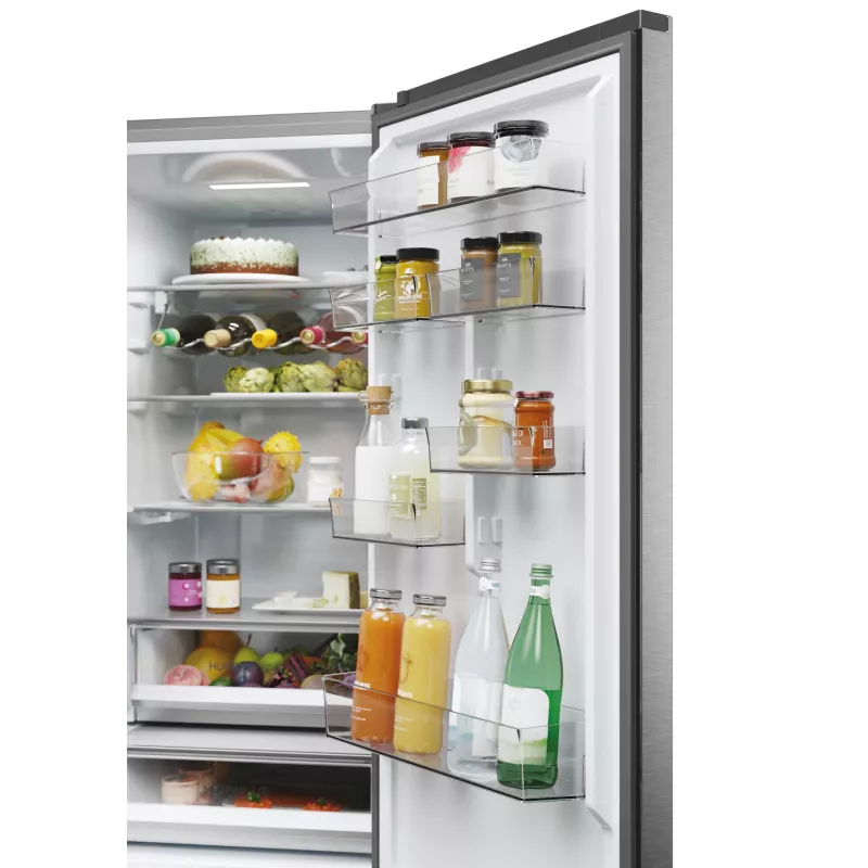 Haier 3D 60 Serie 5 HTW5620DNMG Freistehend 414 L Silber