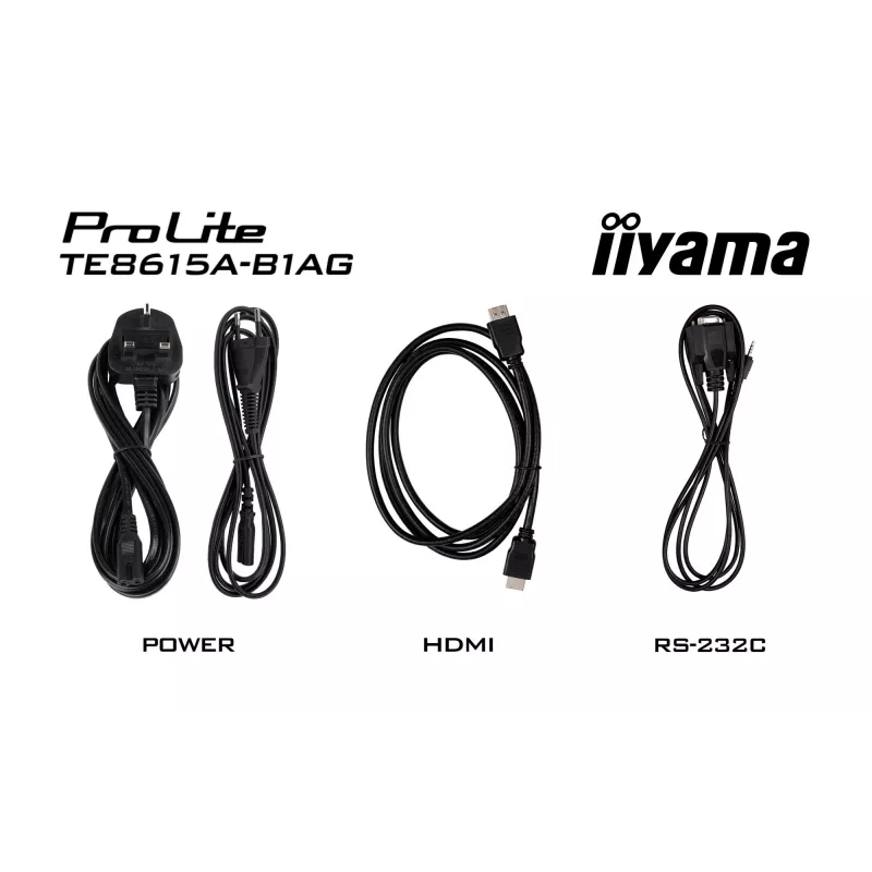 iiyama TE8615A-B1AG Signage Display Interaktives Flachbild-Panel 2,17 m (85,6 Zoll) Wi-Fi 550 cd/m² 4K Ultra HD Schwarz Touchscreen Integrierter Prozessor Android