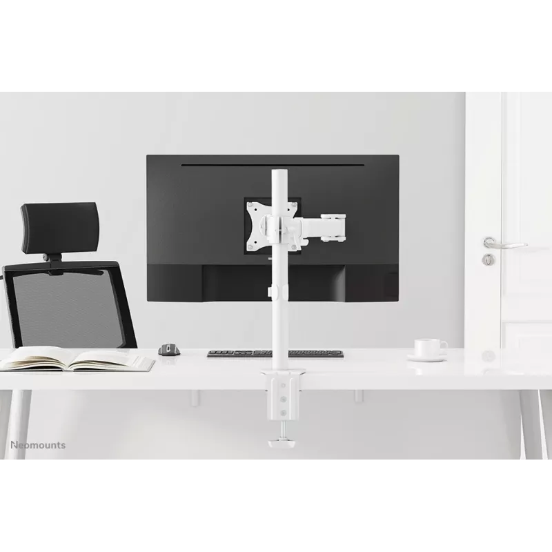 Neomounts NM-D135WHITE Monitorhalterung 10-30 Zoll, Klemme/Tischdurchführung, 8 kg, 25,4 cm (10 Zoll), 76,2 cm (30 Zoll), 100 x 100 mm, Weiß