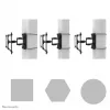 Neomounts WL40S-910BL16 TV-Mastmontagehalterung 40-70 Zoll - Full-Motion - Durchm. 25-100 cm
