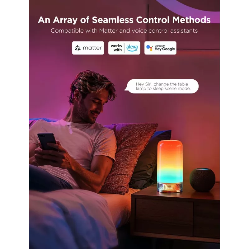 Govee H6022 Smart-Tischlampe Wi-Fi/Bluetooth