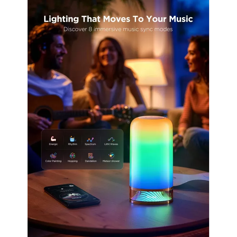 Govee H6022 Smart-Tischlampe Wi-Fi/Bluetooth