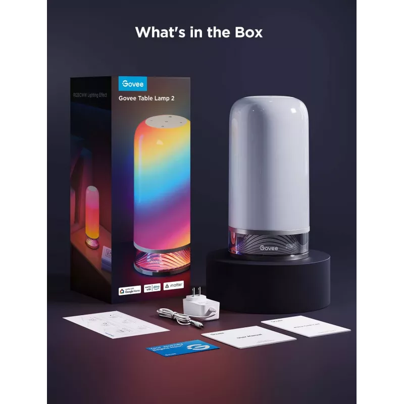 Govee H6022 Smart-Tischlampe Wi-Fi/Bluetooth