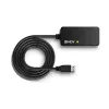 Lindy 10m USB 3.0 Active Extension Pro Hub, USB 3.2 Gen 1 (3.1 Gen 1) Typ-A, USB 3.2 Gen 1 (3.1 Gen 1) Typ-A, 5000 Mbit/s, Schwarz, Kunststoff, Rundkabel