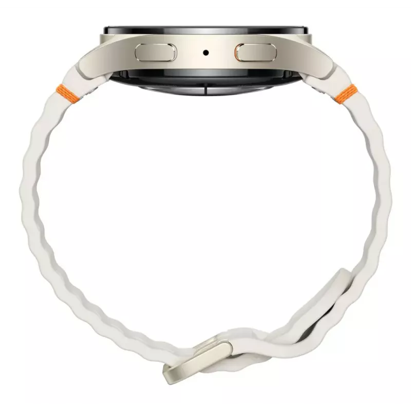 Samsung Galaxy Watch7 3,3 cm (1,3 Zoll) AMOLED 40 mm Digital 432 x 432 Pixel Touchscreen 4G Cream Wi-Fi GPS (Satellit)