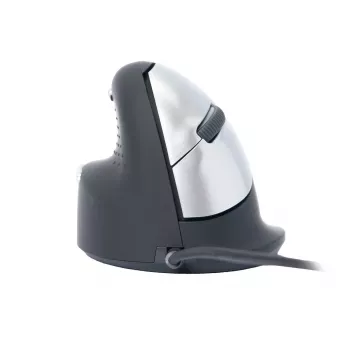 R-Go Tools Ergonomische Maus R-Go HE Break mit Break-Software, mittel (Handgröße 165–185 mm), linkshändig, kabelgebunden, schwarz