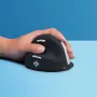 R-Go Tools Ergonomische Maus R-Go HE Break mit Pausensoftware, groß (Handgröße ≥ 185 mm), linkshändig, Bluetooth, schwarz
