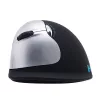 R-Go Tools Ergonomische Maus R-Go HE Break mit Pausensoftware, groß (Handgröße ≥ 185 mm), linkshändig, Bluetooth, schwarz