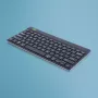 R-Go Tools Ergonomische Tastatur R-Go Compact Break, kompakte Tastatur mit Pausen-Software, QWERTY (US), Bluetooth, schwarz