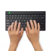R-Go Tools Ergonomische Tastatur R-Go Compact Break, kompakte Tastatur mit Pausen-Software, QWERTY (US), Bluetooth, schwarz