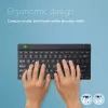 R-Go Tools Ergonomische Tastatur R-Go Compact Break, kompakte Tastatur mit Pausen-Software, QWERTY (US), Bluetooth, schwarz