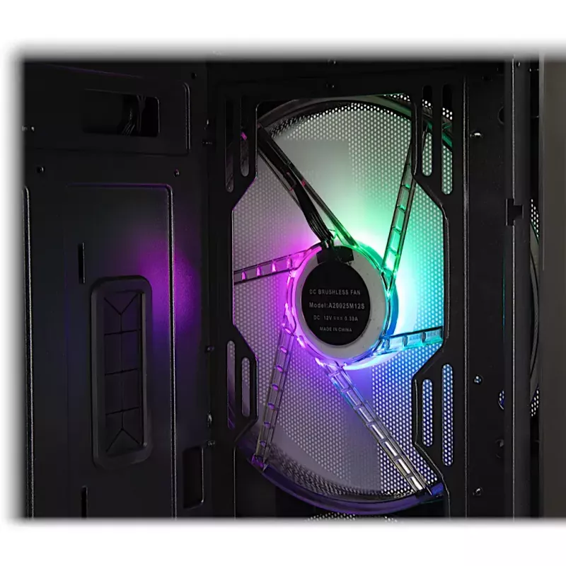 PC-Gehäuse Inter-Tech IT-3503 Airstream Tower Schwarz