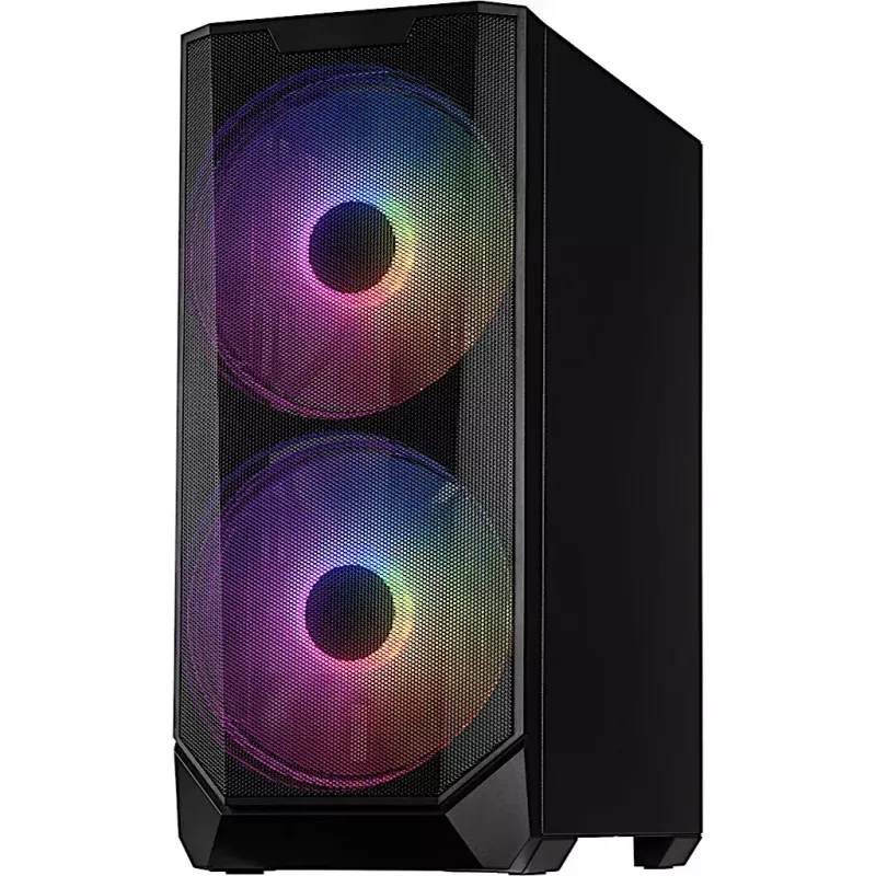 PC-Gehäuse Inter-Tech IT-3503 Airstream Tower Schwarz