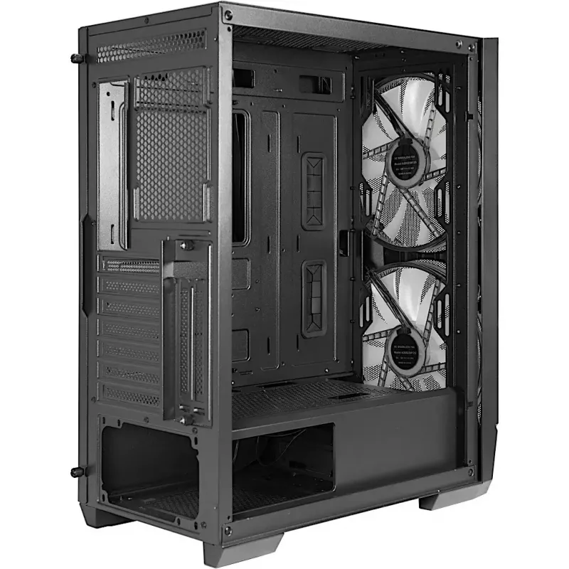 PC-Gehäuse Inter-Tech IT-3503 Airstream Tower Schwarz