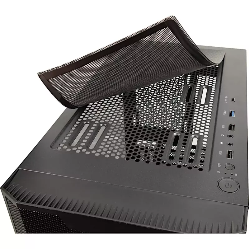 PC-Gehäuse Inter-Tech IT-3503 Airstream Tower Schwarz
