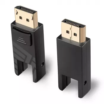 Lindy 10m Glasfaser-Hybrid Mini DisplayPort 1.4 Kabel mit abnehmbaren DP-Anschlüssen
