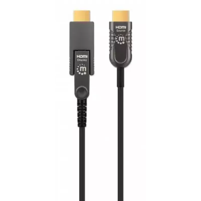 HDMI-auf-Micro-HDMI-Kabel Manhattan 30m 4K@60Hz Aktiv vergoldet