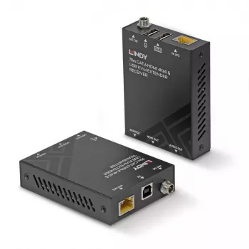 Lindy 70m Cat.6 HDMI 4K60, USB und Audio KVM Extender