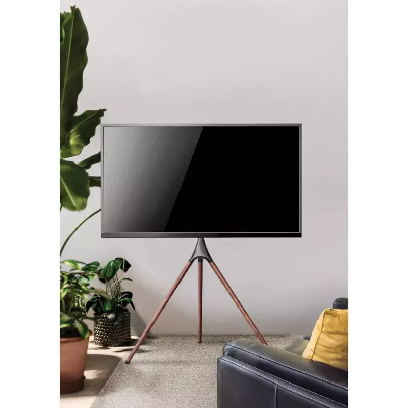 Tragbarer TV-Ständer im Staffelei-Stil, Manhattan, 1 Bildschirm, 37–65 Zoll, VESA 200x200 bis 600x400 mm, max. 32 kg