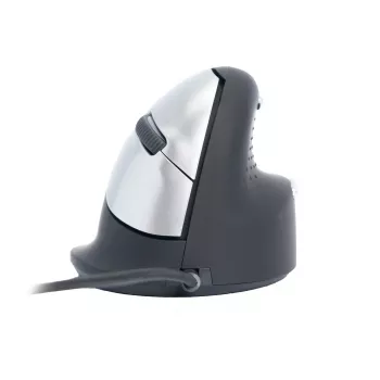 R-Go Tools Ergonomische Maus R-Go HE Break mit Pausensoftware, groß (Handgröße ≥ 185 mm), rechtshändig, kabelgebunden, schwarz