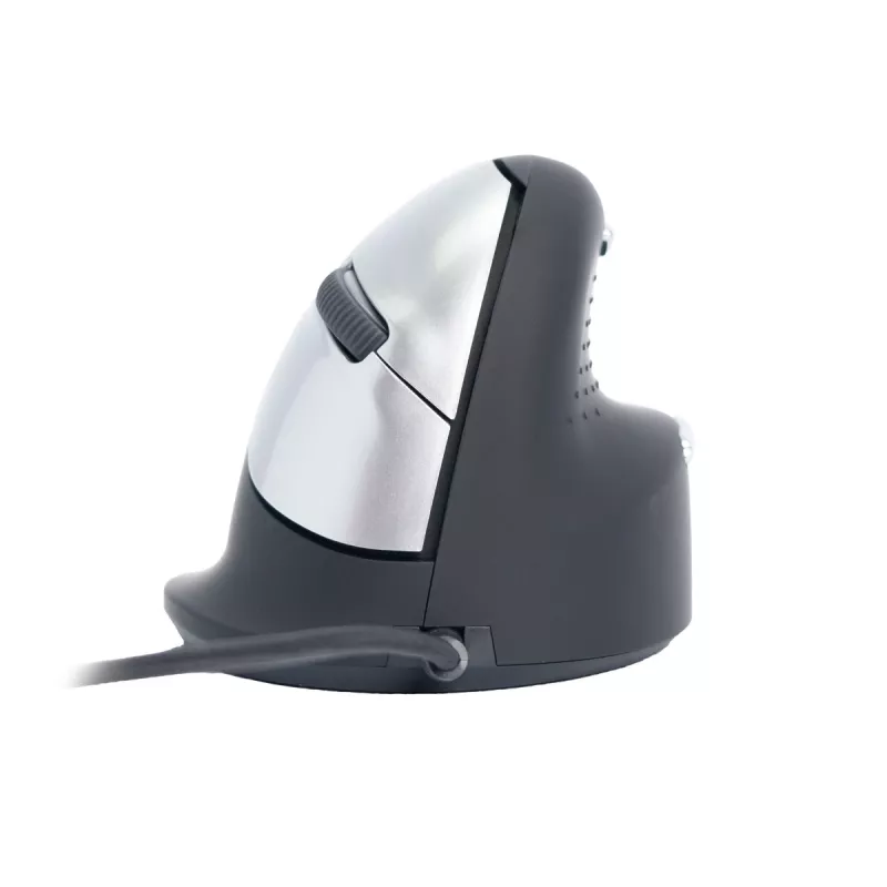 R-Go Tools Ergonomische Maus R-Go HE Break mit Pausensoftware, groß (Handgröße ≥ 185 mm), rechtshändig, kabelgebunden, schwarz