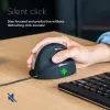 R-Go Tools Ergonomische Maus R-Go HE Break mit Pausensoftware, groß (Handgröße ≥ 185 mm), rechtshändig, kabelgebunden, schwarz